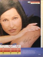 Évelyne Thomas 1964- Autogramm signiert Magazinbild 20x30cm