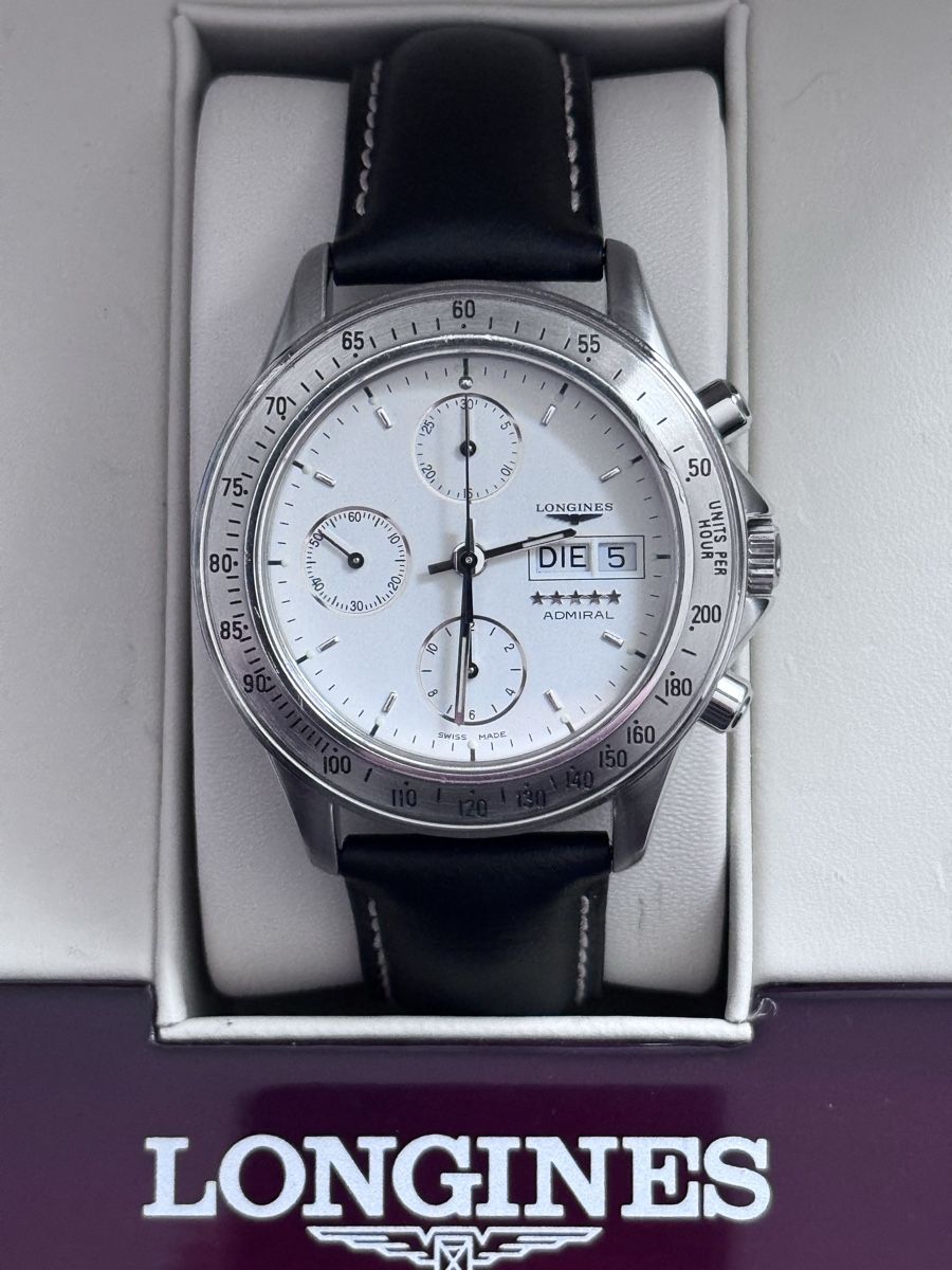 Longines Orologi: Longines Admiral Chronograph Automatik – Usato da Schaffhausen venduto da oliversittel 1