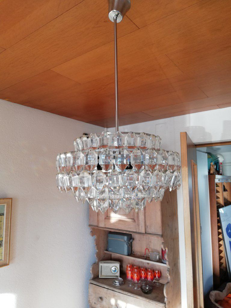 Lustres & lampes de plafonds: Art Deco Kristalleuchter – D'occasion à Uster par walderk