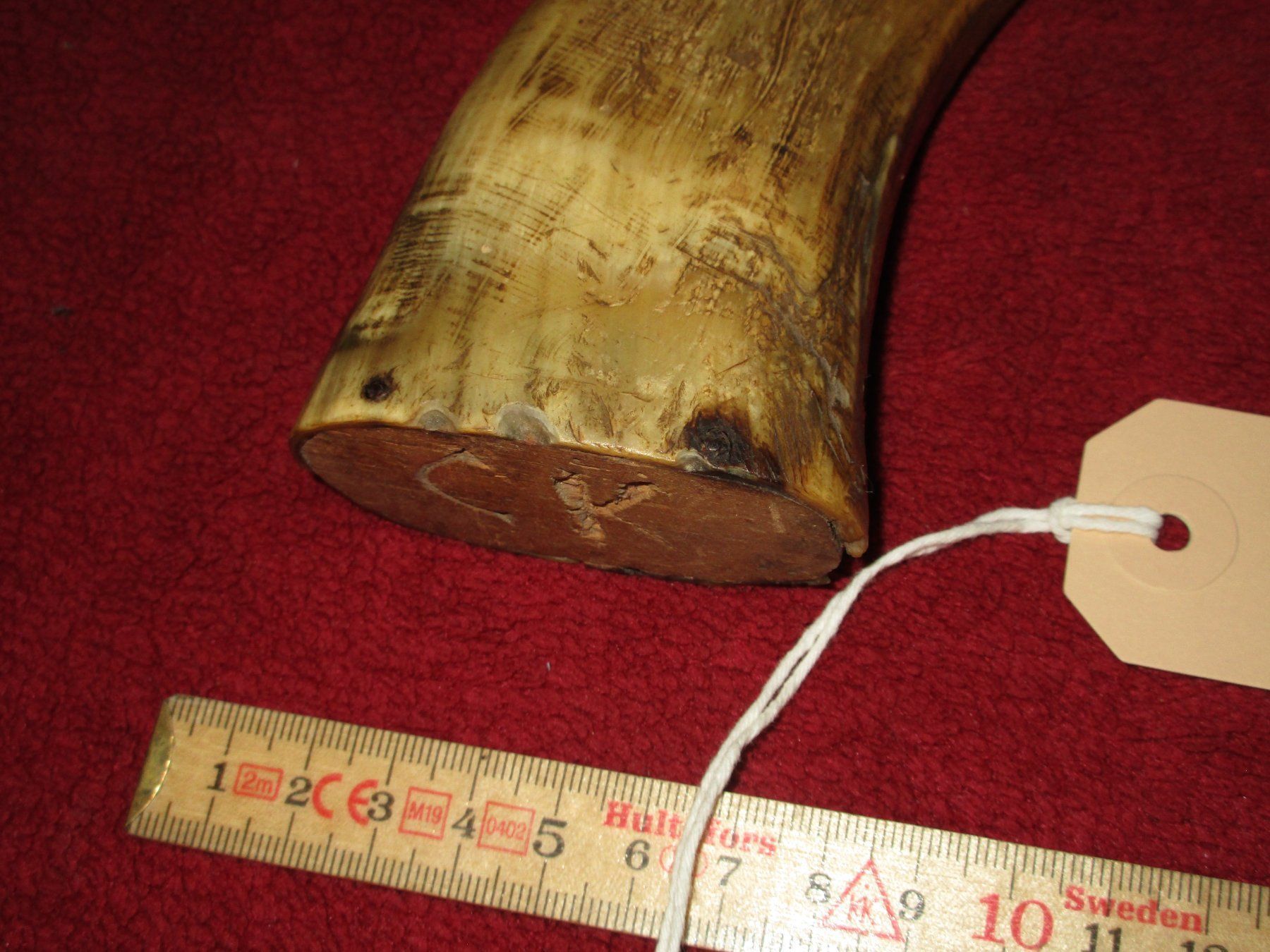 Schweizer Armee Armi bianche: Pulverhorn (2) Antik – Difettoso da Bowil venduto da vifi01 3