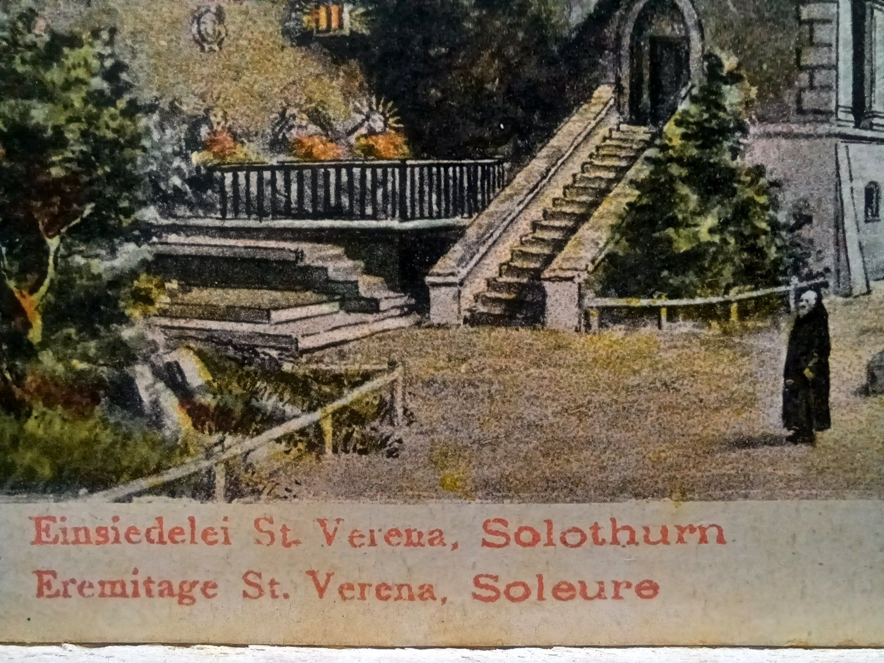 Cartoline postali: No. 29617, Einsiedelei St. Verena, Solothurn – Usato da Aarau Rohr venduto da mgvw 1