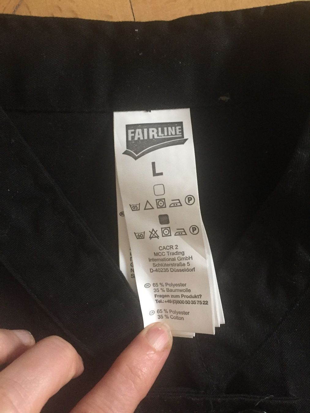 Uniformi: Veste tablier chef noire initiales FC – Nuovo (secondo la descrizione) da Küssnacht am Rigi venduto da FFKA 3