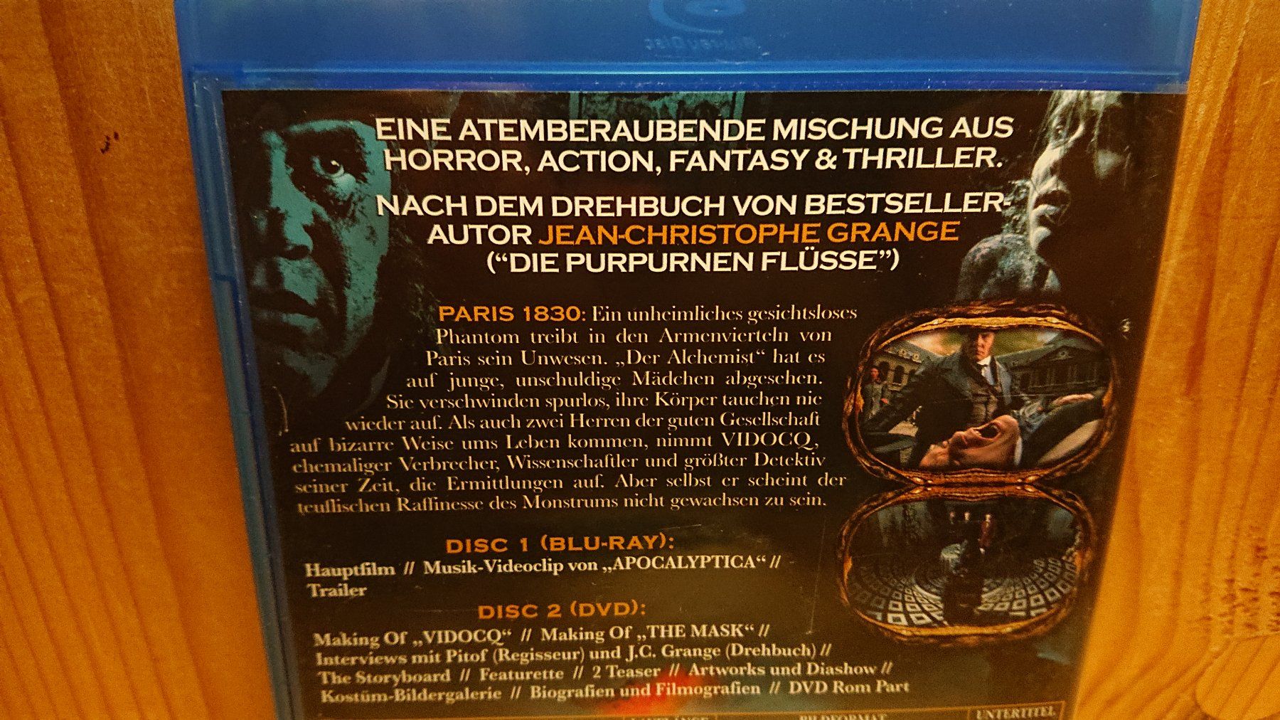 Alle DVDs: VIDOCQ Blu-Ray mit Gérard Depardieu – Gebraucht aus Wilderswil von Exebub 2