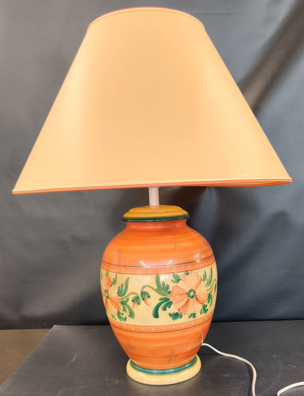 Lampade: Orange Keramiklampe – Usato da Basel venduto da bk_brockibasel 1