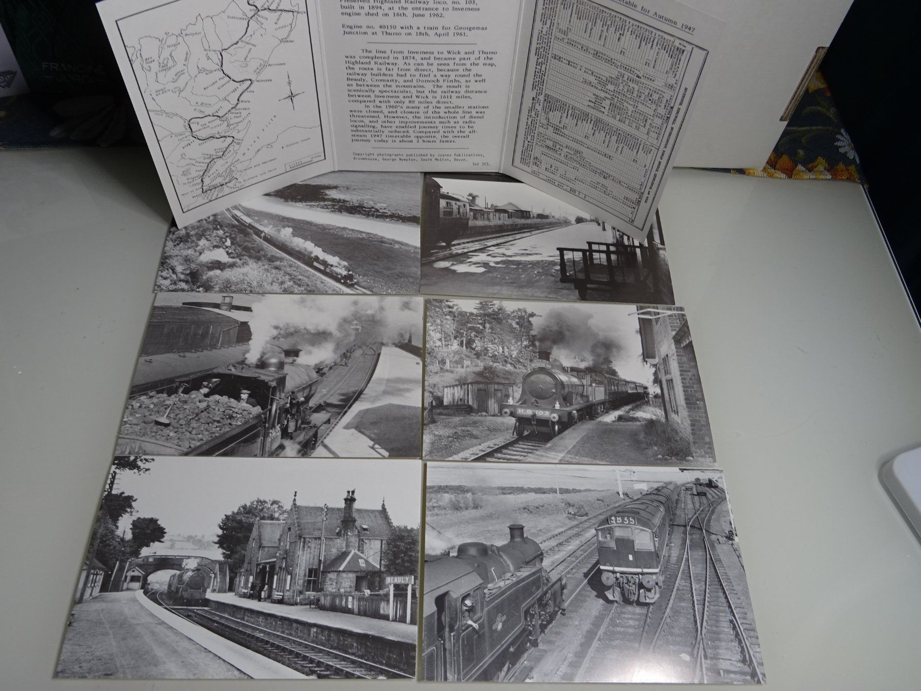 Ansichtskarten: 6 Postcards "Inverness - Wick & Thurso Steam" – Gebraucht aus Teufen AR von Brandan2171 2