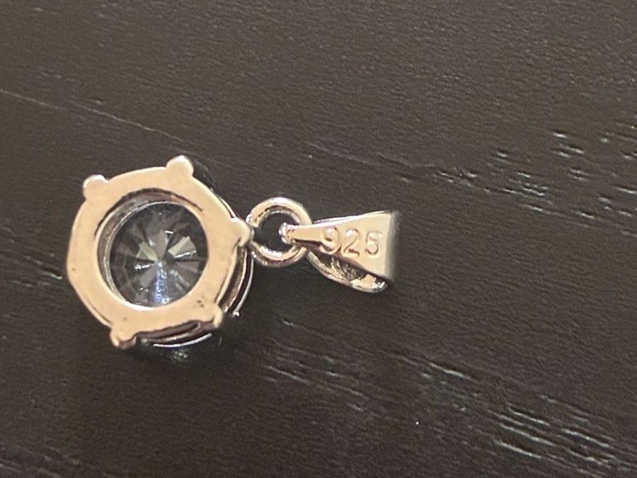 Anhänger: Pendentif Solitaire Argent 925 – Gebraucht aus Praz (Vully) von Footzone.ch 1