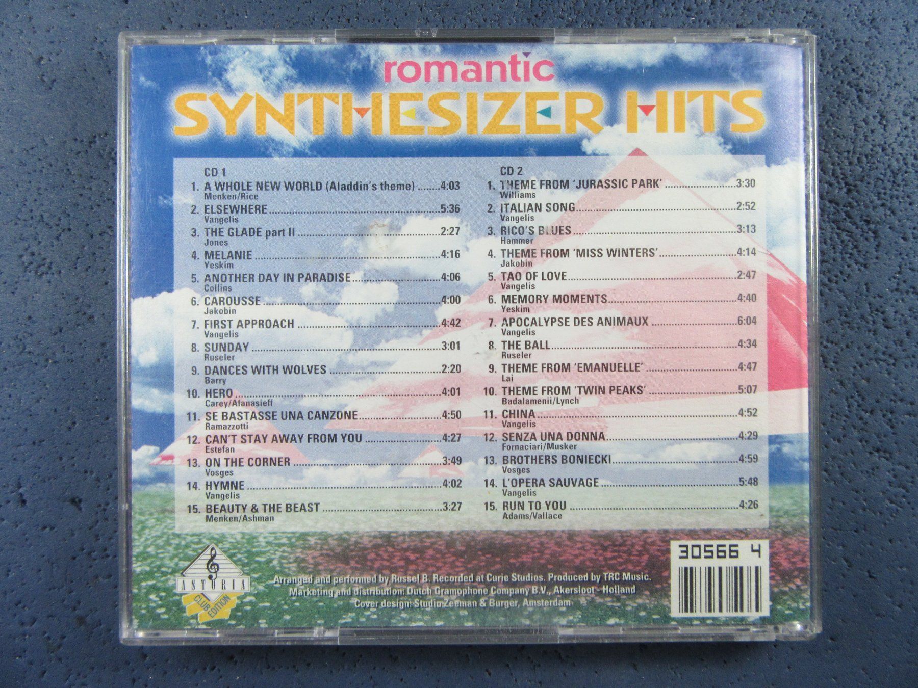 CD: ROMANTIC SYNTHESIZRT HITS 2CD's DIGITAL RECORDINGS 2CD'S – Usato da Ettingen venduto da Hausi4711 1