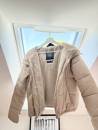 Beige Hollister Jacke S