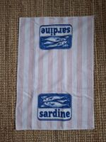 Torchon de cuisine sardines