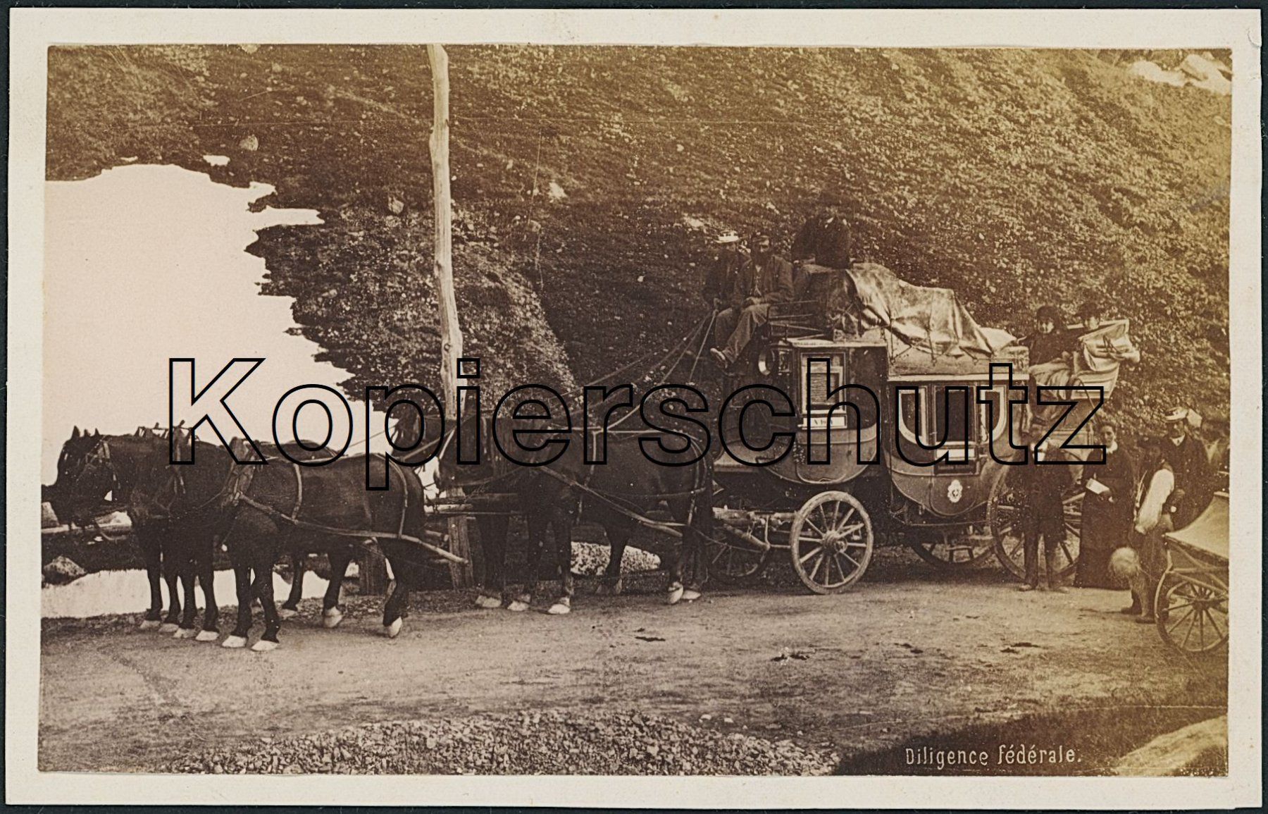Cartoline postali: GR Julier Pass - Postkutsche – Nuovo (secondo la descrizione) da Schindellegi venduto da Jonathan77