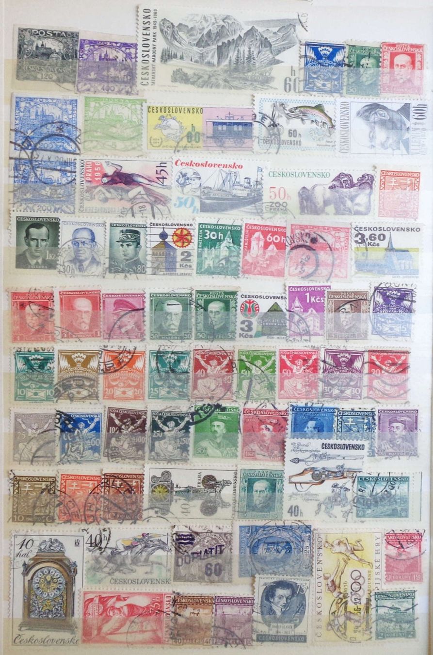Tutti i francobolli: CSR/CSSR: Des timbres oblitérés, 2 photos – Usato da Le Locle venduto da timbrettino 1