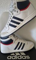 Adidas Top Ten Hi – Weiss/Navy/Rot – Grösse 44⅔ (US 10.5)TOP