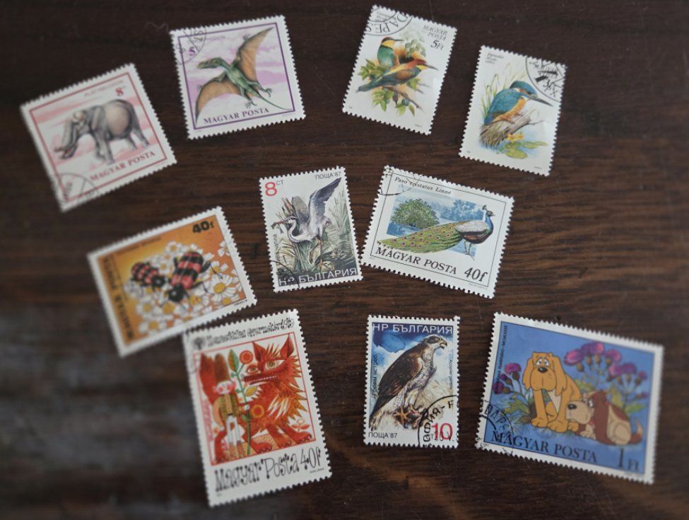 Tutti i francobolli: 10 Timbres Magyar Posta pour collectionneurs – Usato da Courtelary venduto da Chauvesouris