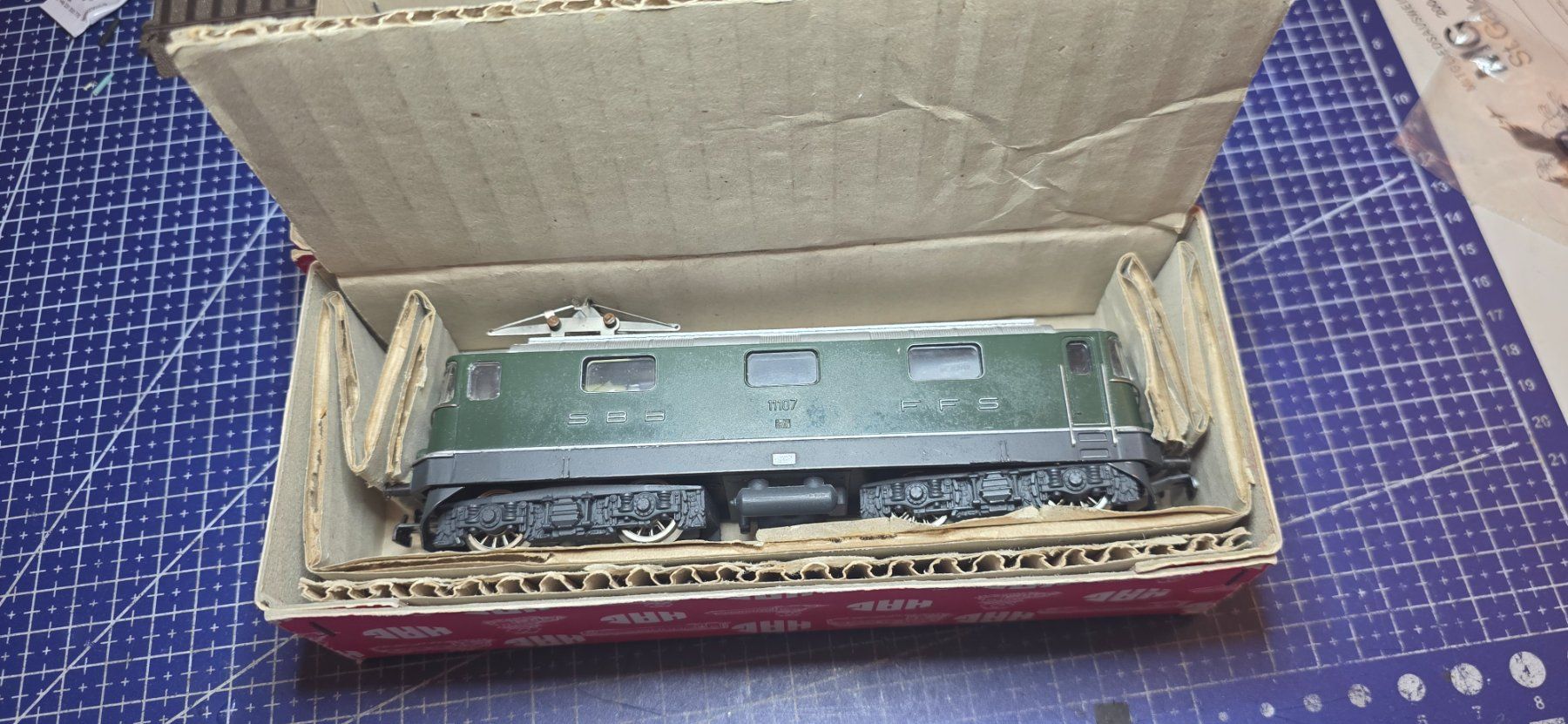 Hag Modellini di ferrovie: Hag Digital Re4/4 11107 HO/DC – Usato da Hochfelden venduto da Danizh0