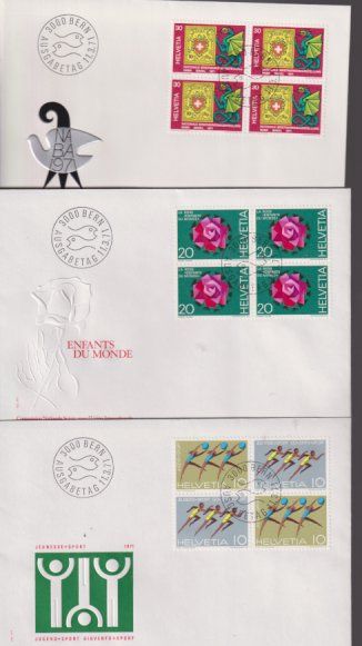 Tutti i francobolli: FDC-Serien 1968 - 1970 – Usato da Koblenz venduto da Boerse6 5
