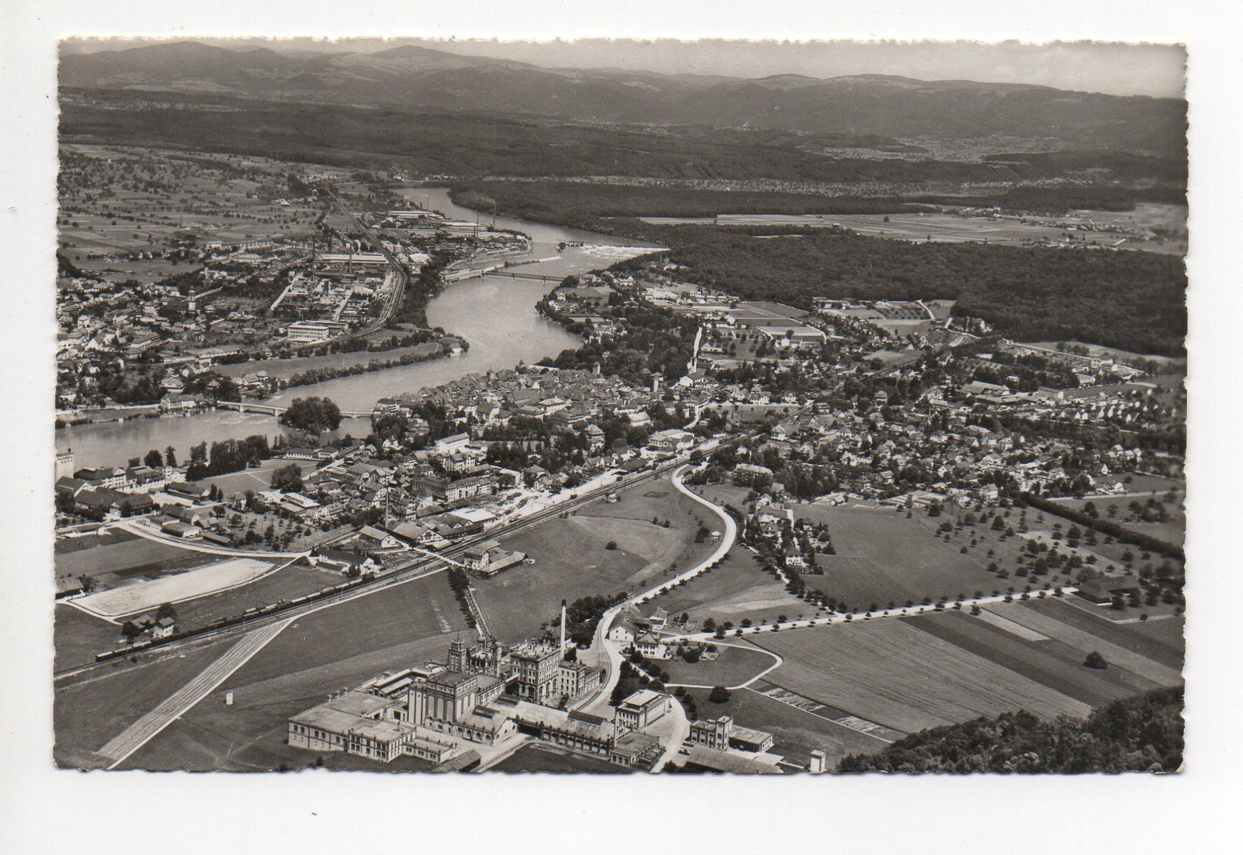 Cartoline postali: RHEINFELDEN Flugaufnahme – Nuovo (secondo la descrizione) da Jona venduto da philajona