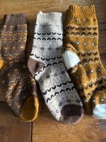 3x Kuschelsocken - flauschig weich-Wohlfühlen- Zeit für Dich