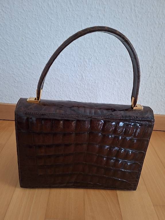 Borse da donna: Damen-Handtasche aus Krokodil-Leder – Nuovo (secondo la descrizione) da Urdorf venduto da Jeani_ 2