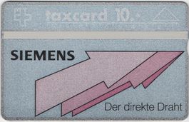 10 CHF Siemens-Albis AG (2. Auflage) - gute Kunden Taxcard
