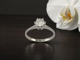 FRISCHKNECHT, St. Gallen, Diamant - Ring, 0.55 ct H/SI