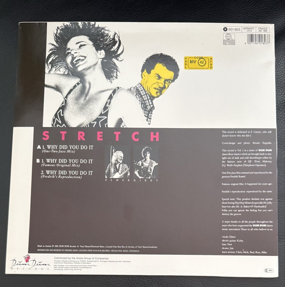 Schallplatten: Maxi Single Stretch Why Did You Do It 1985 Vinyl – Gebraucht aus Goldach von Donpancho 3