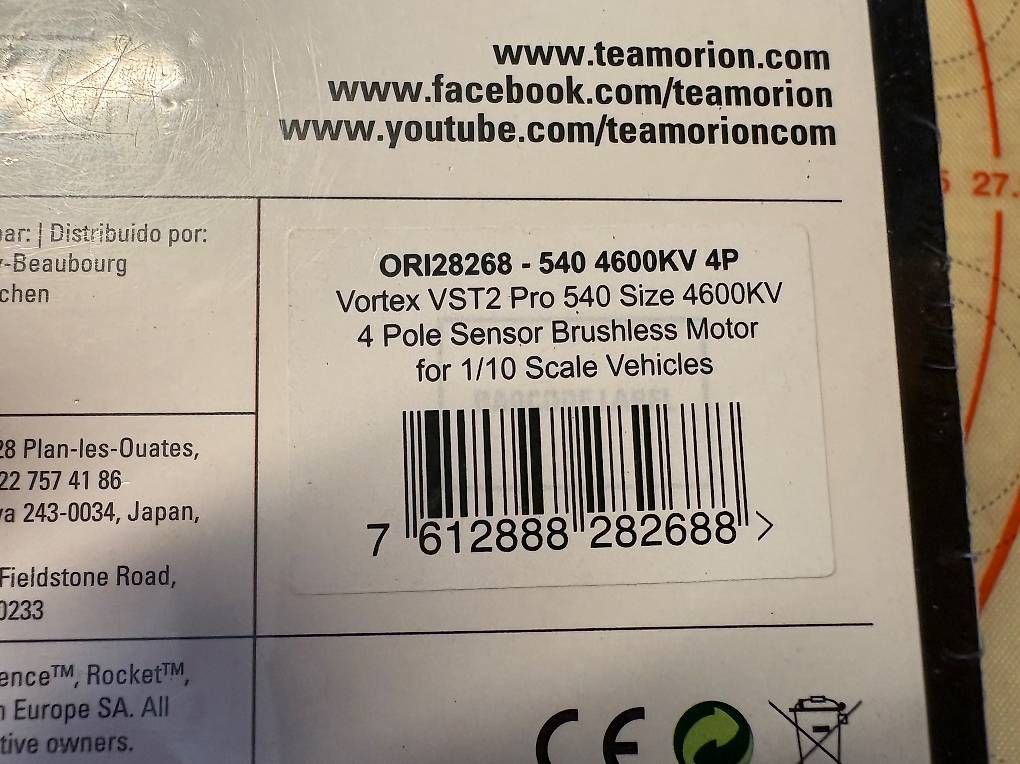 Motori: Team Orion VST2Pro Rennmotor4600KV – Nuovo e nell'imballaggio originale da spreitenbach venduto da starion05 2