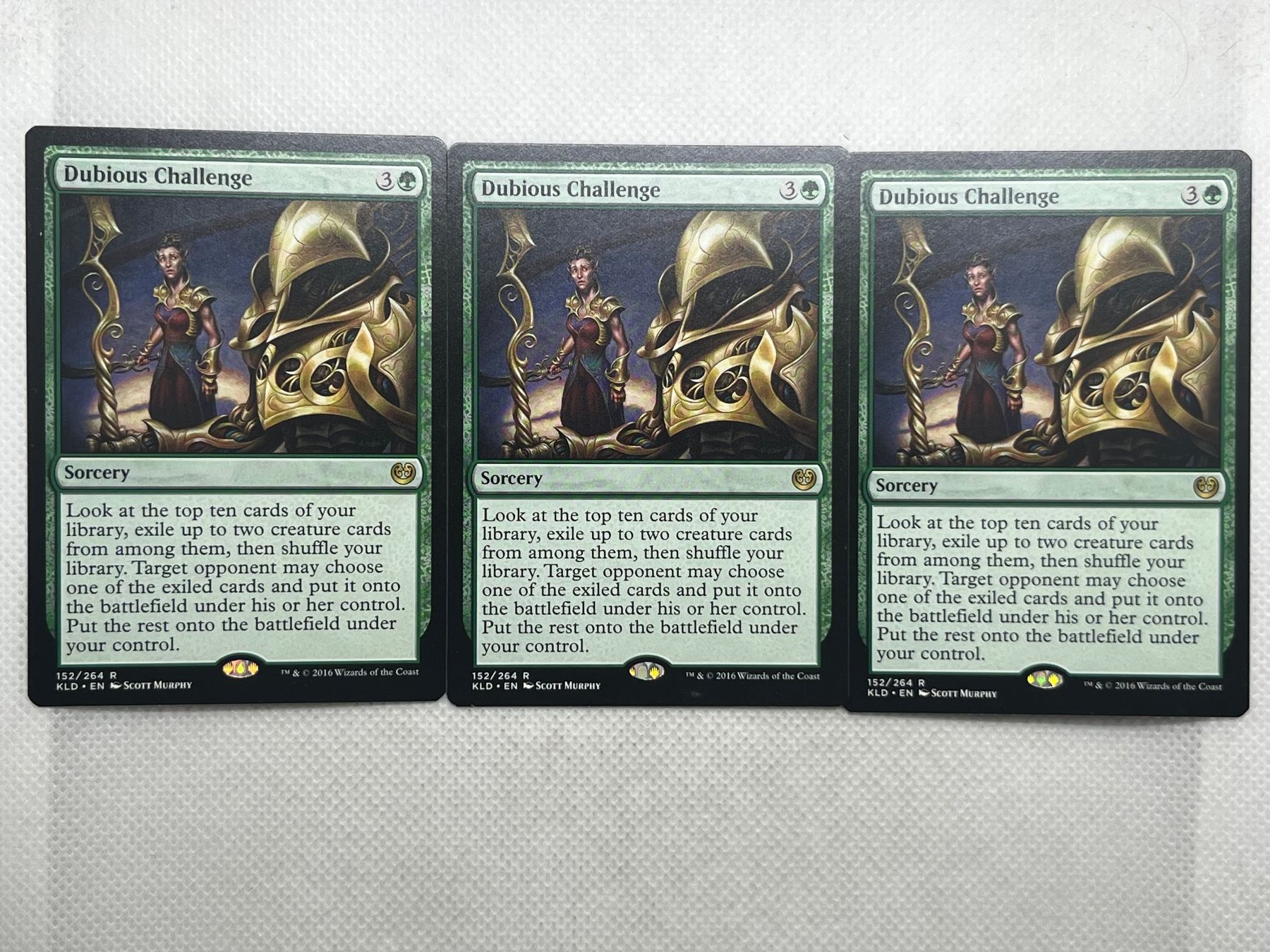 Magic The Gathering Cartes à collectionner: MTG Dubious Challenge KLD 152 Rare 3x – D'occasion à Hinterkappelen par Kim1992