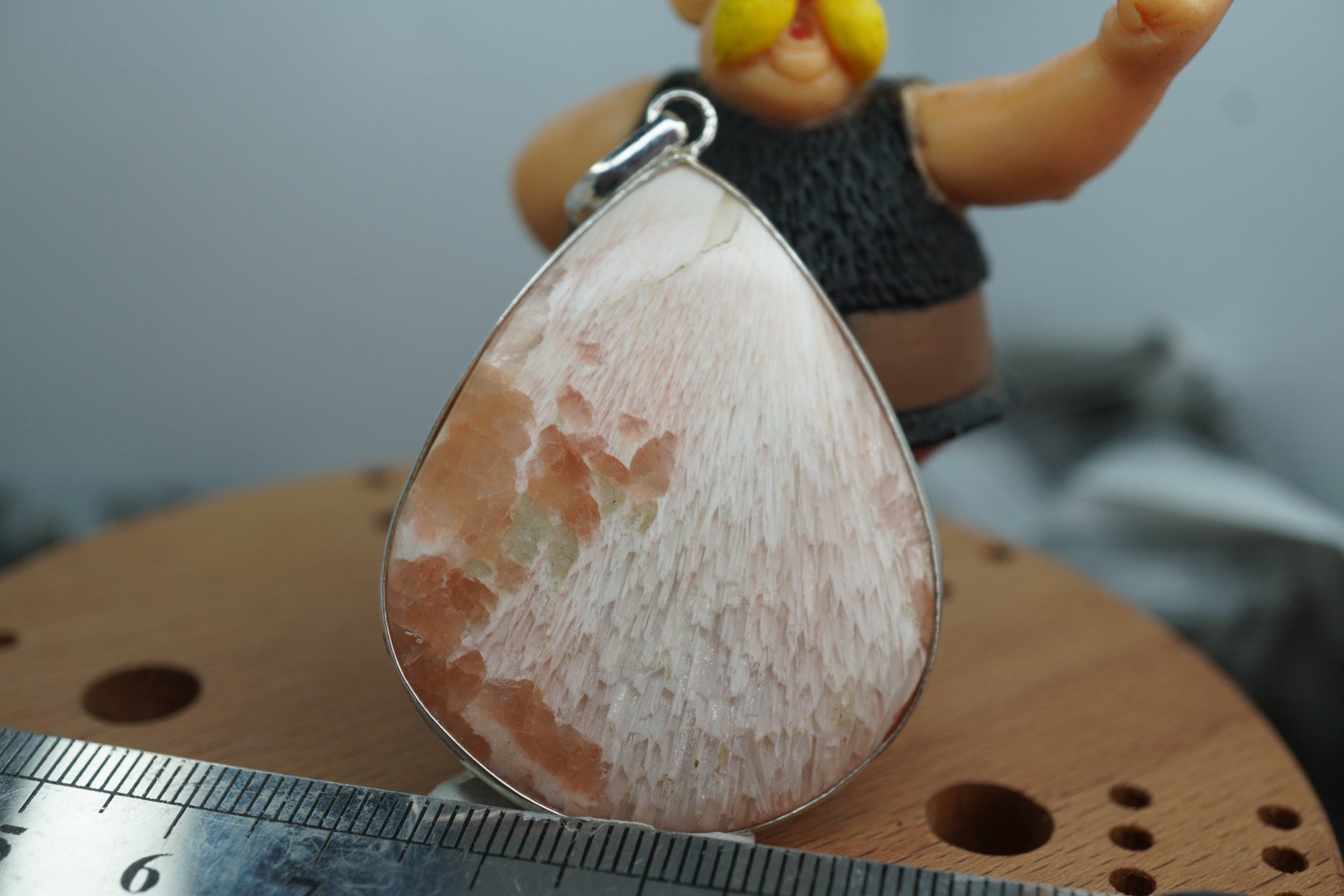 Mineralien & Heilsteine: Skolezit  925 Silber   Anhänger  "TOPSTONE" – Neu und originalverpackt aus Eschenbach SG von topstone 3
