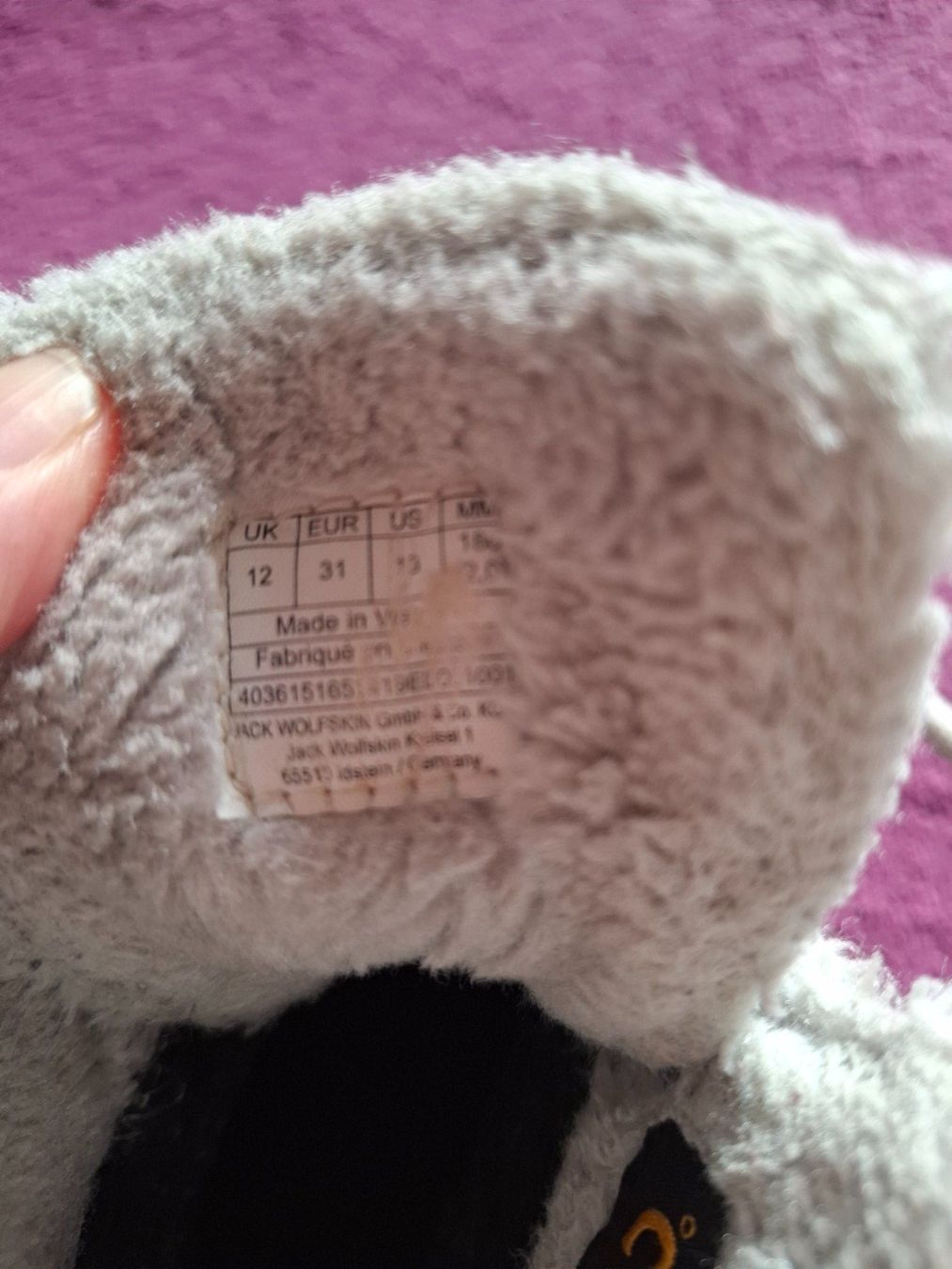 Jack Wolfskin Scarpe per ragazzi: Jack Wolfskin Winterstiefel Polar Wolf Grösse 31 – Usato da Müllheim Dorf venduto da Seeeule01 8