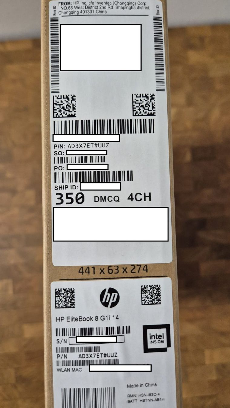 Hewlett Packard Notebook: HP EliteBook 8 G1i 14 AI PC – Nuovo e nell'imballaggio originale da Wünnewil venduto da zah_xx2m 1