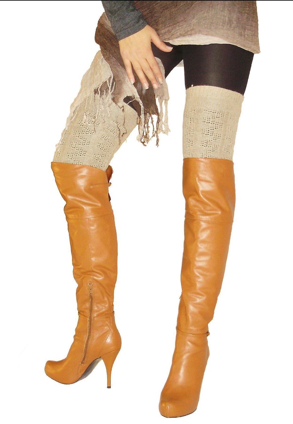 Scarpe da donna: Overknee Luichiny Gr. 41  in braun – Nuovo e nell'imballaggio originale da Horn venduto da thatlooksgood 4