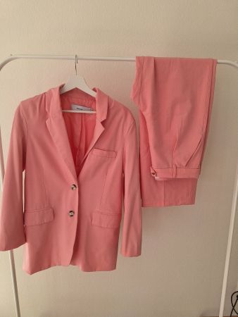 Bershka Hosenanzug rosa zweiteilig S/M