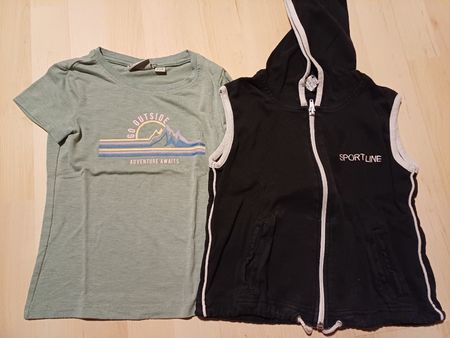 Sportline Weste mit T-Shirt "Adventure Awaits", Gr. 110/116