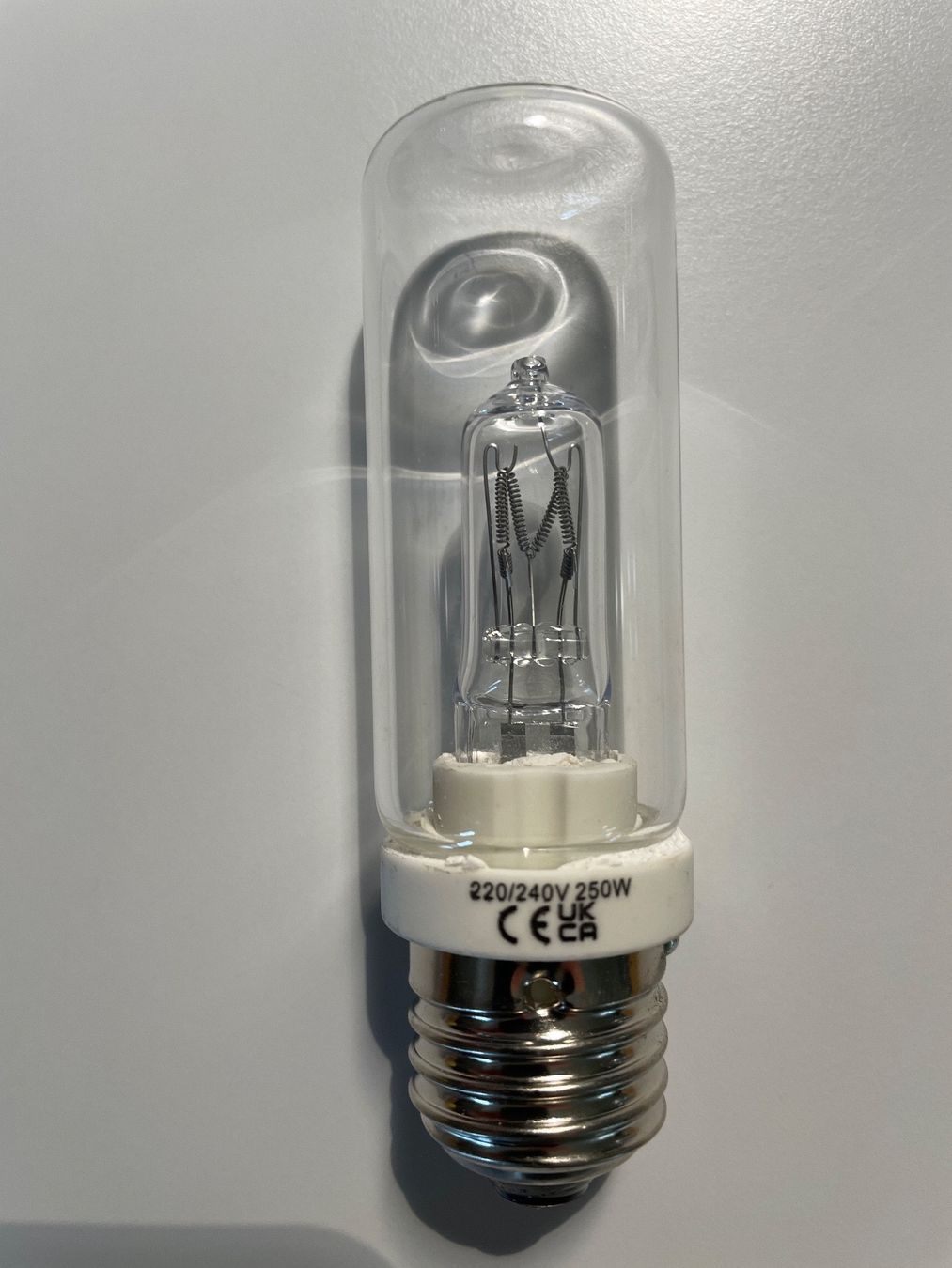 Lampade: Halogenlampen (Halolux) 240V 250W E27 – Nuovo e nell'imballaggio originale da Kirchleerau venduto da koerbel
