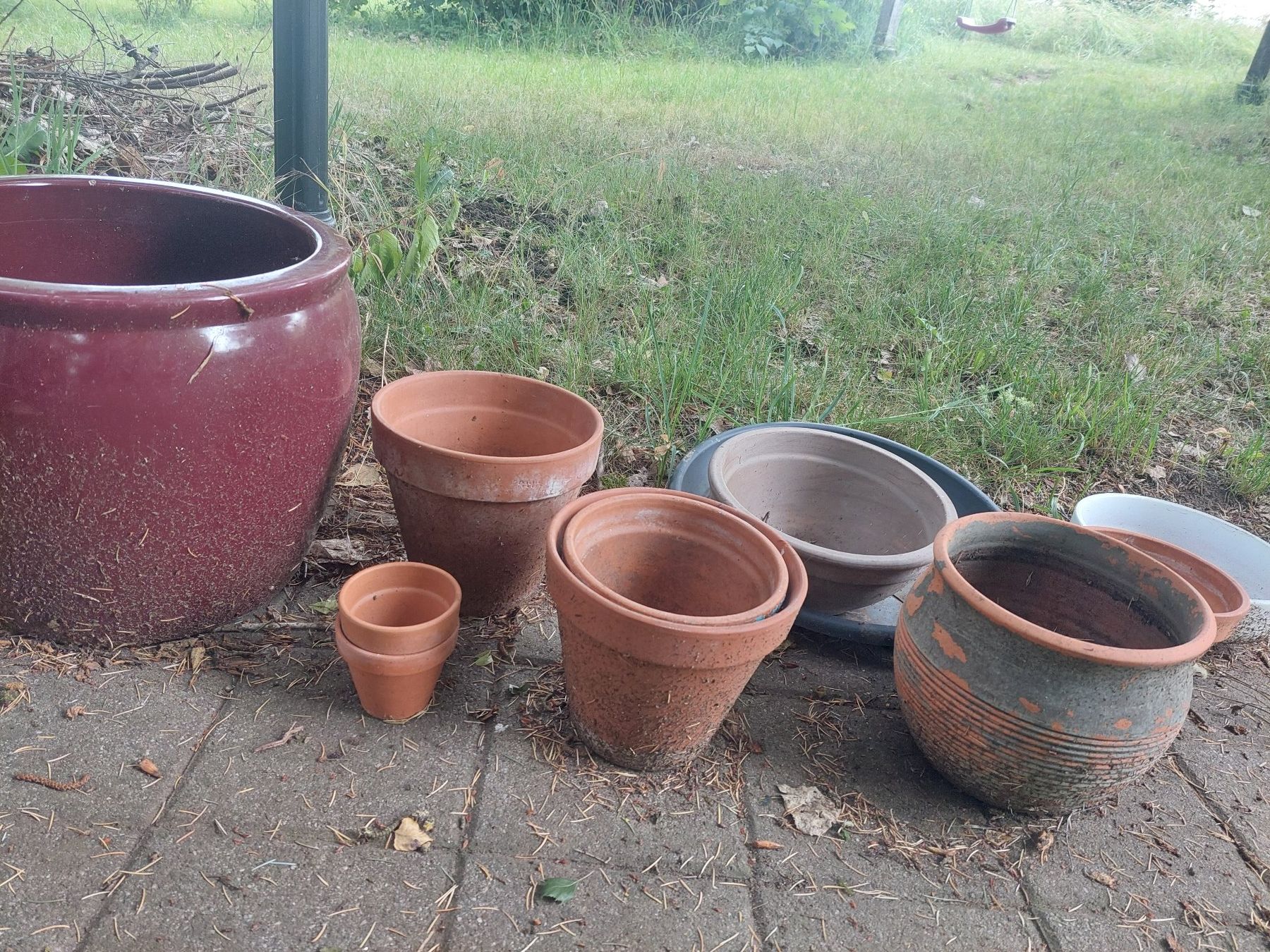 Blumentöpfe: Blumentöpfe Terracotta, Ton – Gebraucht aus Kirchlindach von dor_qj8q