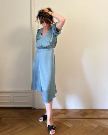 Robe Zadig & Voltaire mi-longue en satin