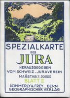 Jurakarte Blatt II (3 Seen) 1954