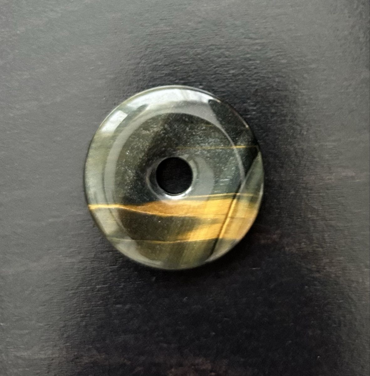 Ciondoli: Tigerauge Pi-Scheibe 4 cm – Nuovo (secondo la descrizione) da Widnau venduto da dan_hrm2 1