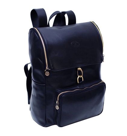 Rucksack „Bologna“ aus Leder, made in Italy, neu