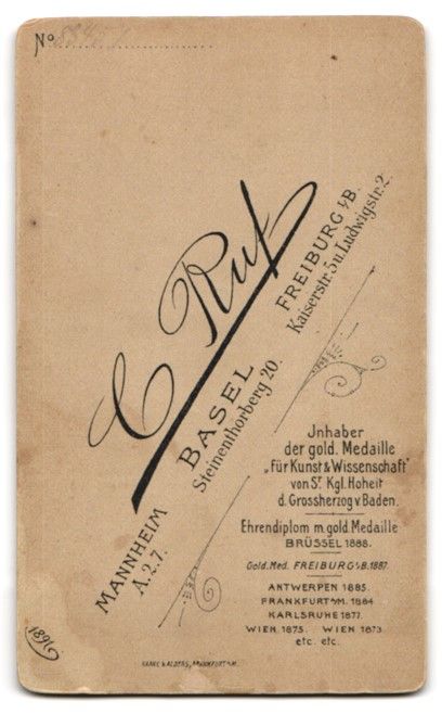 Photos & affiches: Fotografie C. Ruf, Basel, Steinenthorber – D'occasion à Berlin par bartko-reher 1