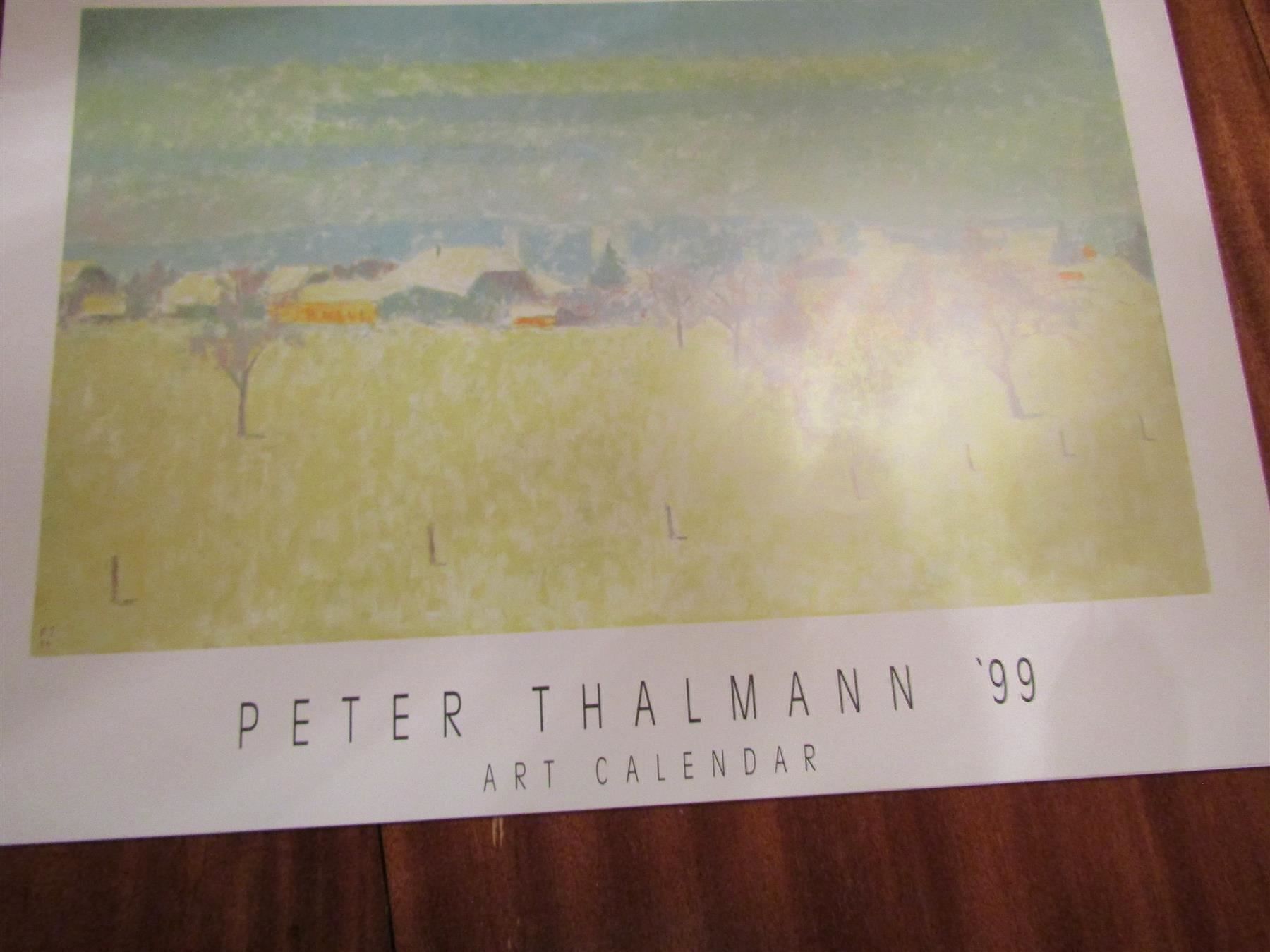 Calendari: Kunst-Kalender 1999 Peter Thalmann                   (Nr.02) – Usato da Herzogenbuchsee venduto da Winigo