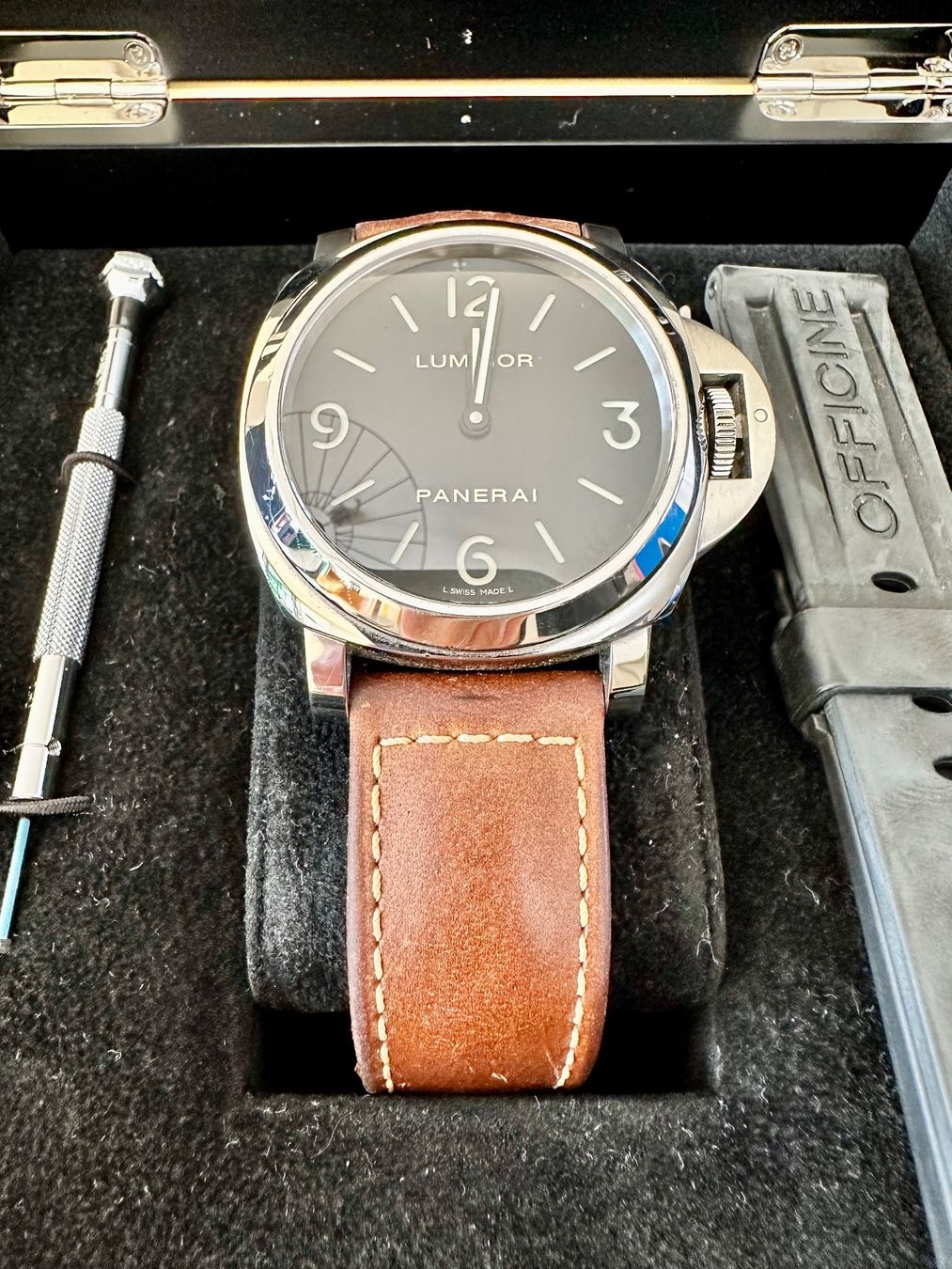 Panerai Orologi: Panerai Luminor Base Acciaio 44MM - PAM112 – Usato da Steinhausen venduto da oiseau