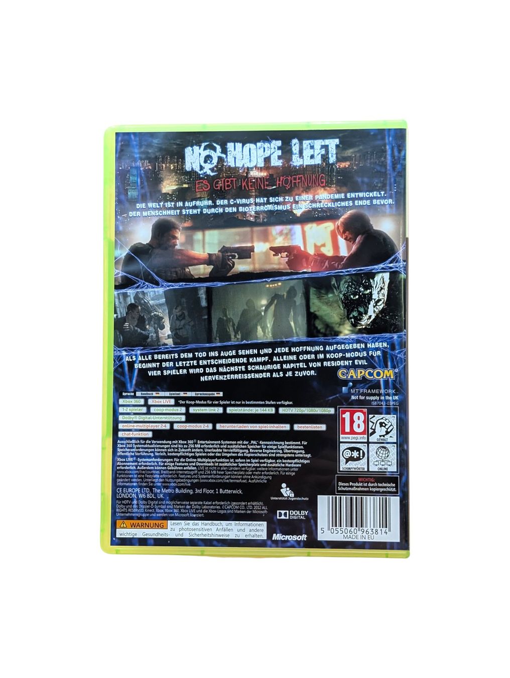 Microsoft Giochi: Resident Evil 6 Xbox 360 – Usato da Domat/Ems venduto da IsseldorsShop 1