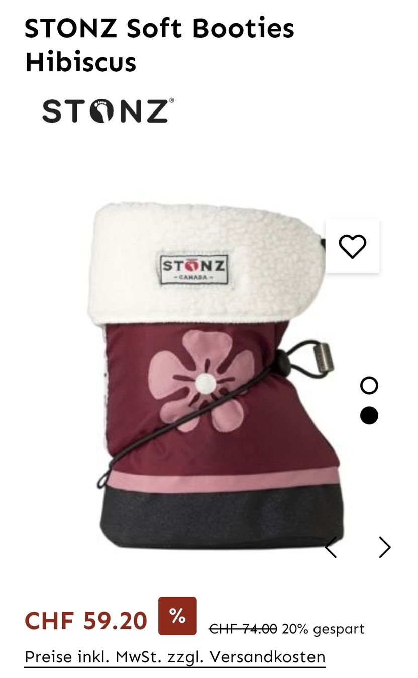 Stonz Scarpe per ragazzi: Stonz soft Booties inkl. Winterfutter – Usato da Ettingen venduto da ssc_dsr2 4