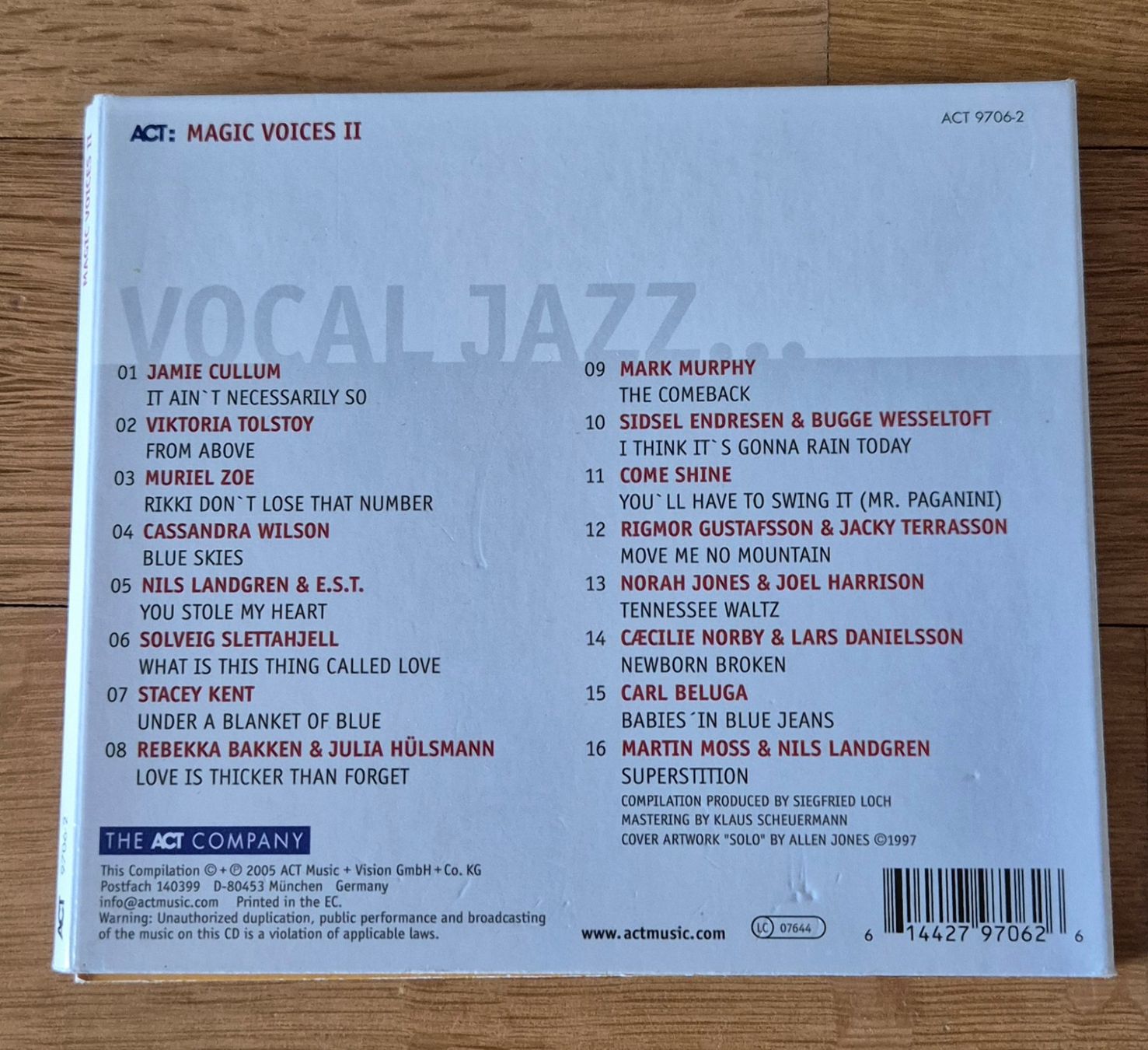 CD: The Act Company Magic Voices II CD – Usato da Eich venduto da Vitas26 1