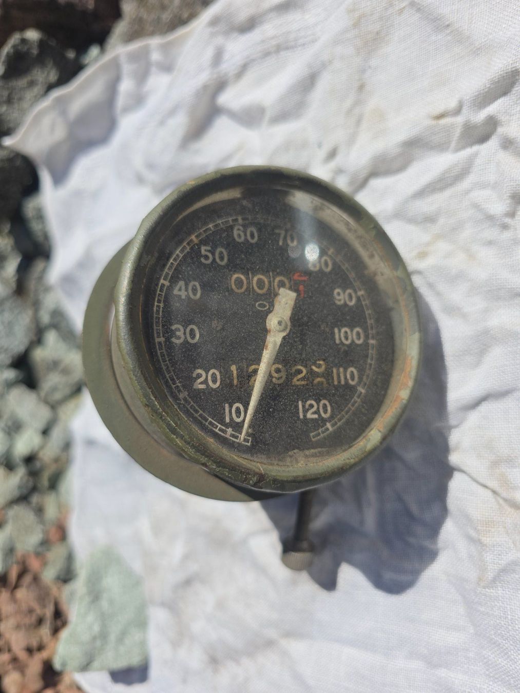 Messen: alter mechanischer Tachometer  / Einbautachometer – Gebraucht aus Obermumpf von oiskypoisky 1