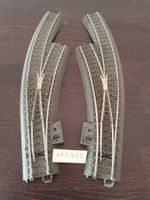 MÄRKLIN: C-GLEIS BOGENWEICHENPAAR OHNE ANTRIEB NEUWERTIG