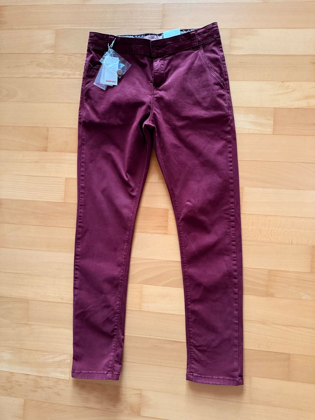 Jeans: Jeans 12 Jahre Bordeaux Stretch – Neu (gemäss Beschreibung) aus Wallbach von 10merlin