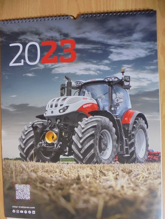 Steyr Kalender Traktor Prospekt  Acheter sur Ricardo