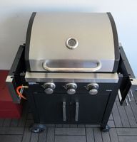 Gasgrill Klarstein 3 Brenner schwarzes Gehäuse Top Zustand